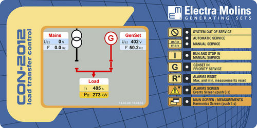 Kontrollmodul für Stromaggregate - CON-2012 - ELECTRA MOLINS