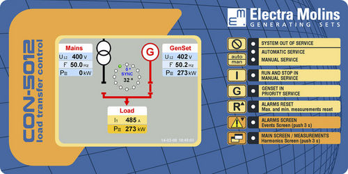 Kontrollmodul für Stromaggregate - CON-5012 - ELECTRA MOLINS