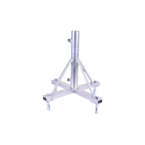 Fuß für Rundrohre - P3052 - Indelec - galvanisiertem Stahl / Einschraub / Fundament-Verankerung