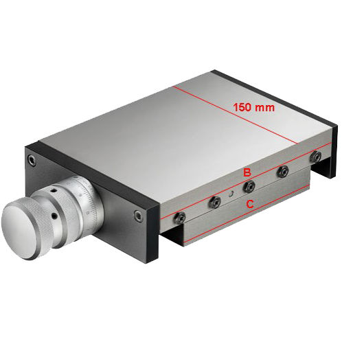 Linearer Positioniertisch - 150 series - GIROUD Mécanique de Précision - manuell / 1-Achs / Hochpräzision