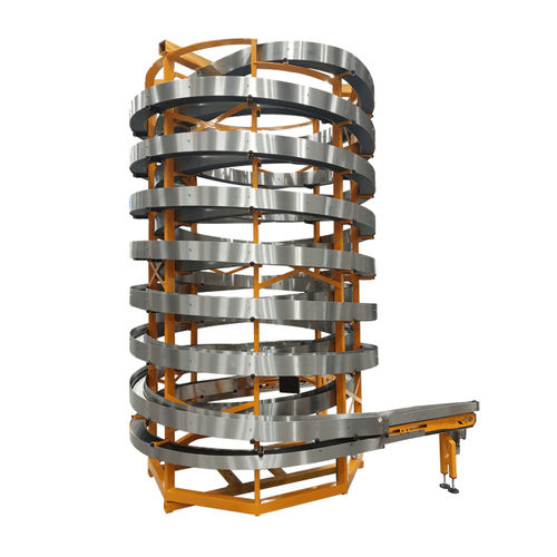 Bandförderer - AVs series - AmbaFlex Spiral Conveyor Solutions - Scharnierzellen / horizontal / Spiral