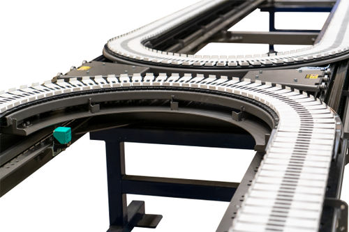 Bandförderer - AVL series - AmbaFlex Spiral Conveyor Solutions - gebogen / Stau / flexibel