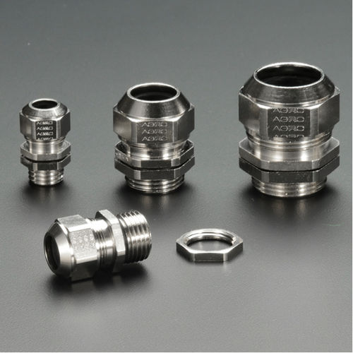 Metall-Kabelverschraubung - AGM series  - TAKACHI Electronics Enclosure Co., Ltd. - IP68 / Gewinde / gerade
