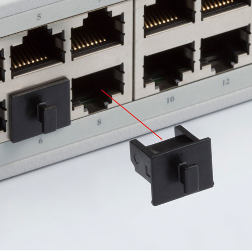 Stopfen für RJ45-Stecker - PJ series - TAKACHI Electronics Enclosure Co., Ltd. - rechteckig / außen / Kunststoff