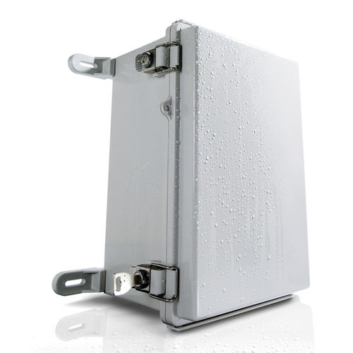 Gehäuse mit Edelstahl-Riegel - BCPK series - TAKACHI Electronics Enclosure Co., Ltd. - wandmontiert / für Pfostenmontage / rechteckig