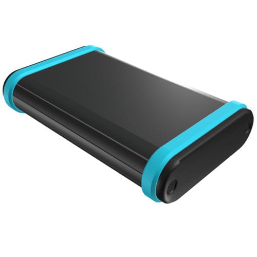 Mobiles Gehäuse - MXB series - TAKACHI Electronics Enclosure Co., Ltd. - rechteckig / extrudiertes Aluminium / Netzwerk