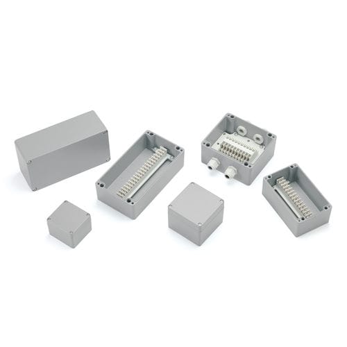 Aluminiumguss-Abzweigdose - TMA series - TAKACHI Electronics Enclosure Co., Ltd. - einbaufähig / stoßfest / IP65