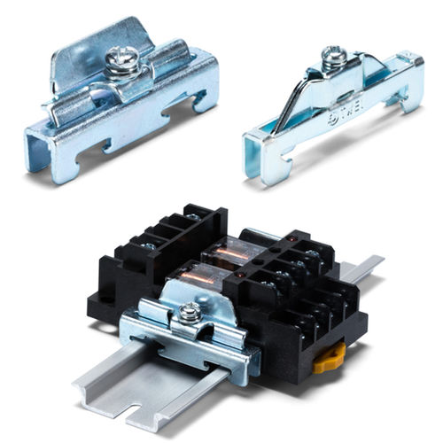 Endstopper-Verbindungselement - TKR series - TAKACHI Electronics Enclosure Co., Ltd. - für Reihenklemme / Stahl / für DIN-Schiene