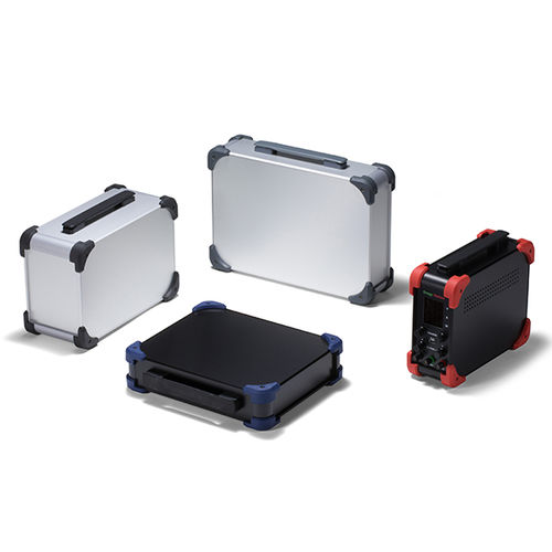 Tragbares Gehäuse - AUGH series - TAKACHI Electronics Enclosure Co., Ltd. - rechteckig / quadratisch / anodisiertes Aluminium