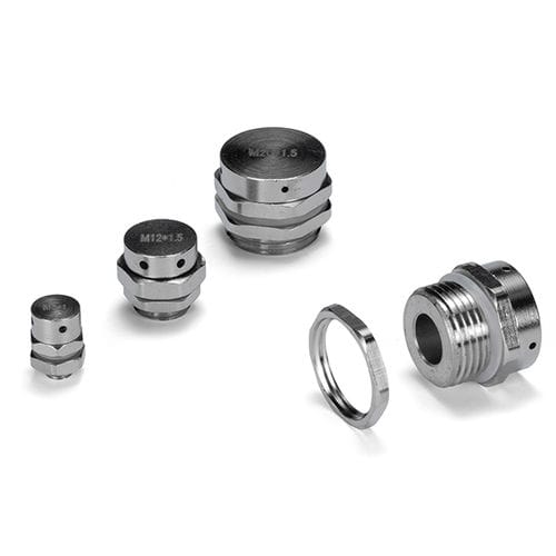 Zylindrischer Stopfen - CVP-M series - TAKACHI Electronics Enclosure Co., Ltd. - Gewinde / Messing / PTFE