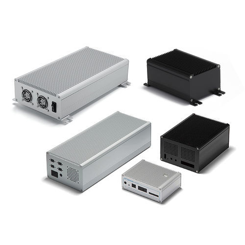 Gehäuse nach Maß - EXHS series - TAKACHI Electronics Enclosure Co., Ltd. - Desktop / rechteckig / extrudiertes Aluminium