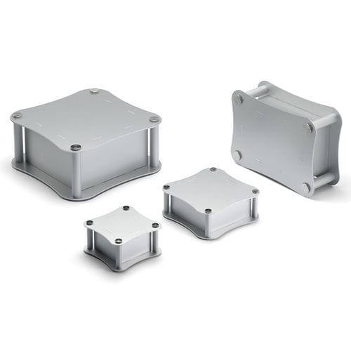 Gehäuse nach Maß - ALRF series - TAKACHI Electronics Enclosure Co., Ltd. - Desktop / rechteckig / Aluminium