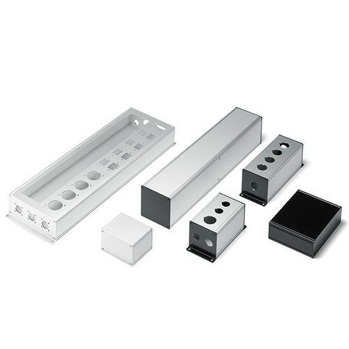 Gehäuse nach Maß - KCF series - TAKACHI Electronics Enclosure Co., Ltd. - kleinformatig / rechteckig / Aluminium