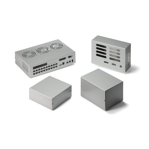 Gehäuse nach Maß - MBF series - TAKACHI Electronics Enclosure Co., Ltd. - Desktop / rechteckig / Aluminium