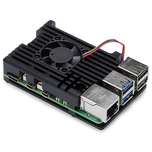 Gehäuse / Raspberry Pi - RPF-5 - TAKACHI Electronics Enclosure Co., Ltd. - Desktop / rechteckig / Aluminium