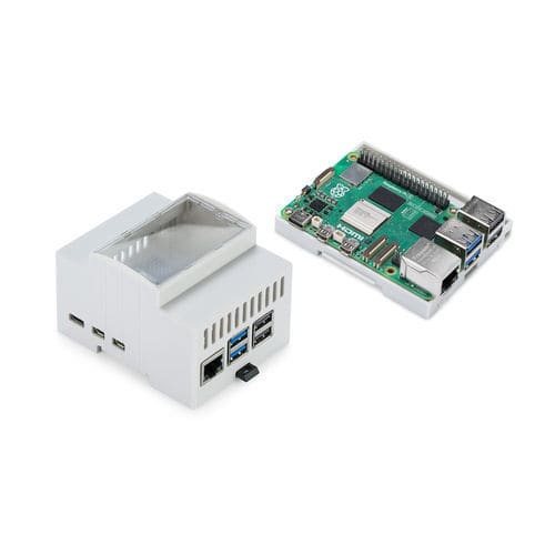 Gehäuse für Hutschienen - RPDM-5 - TAKACHI Electronics Enclosure Co., Ltd. - rechteckig / Raspberry Pi