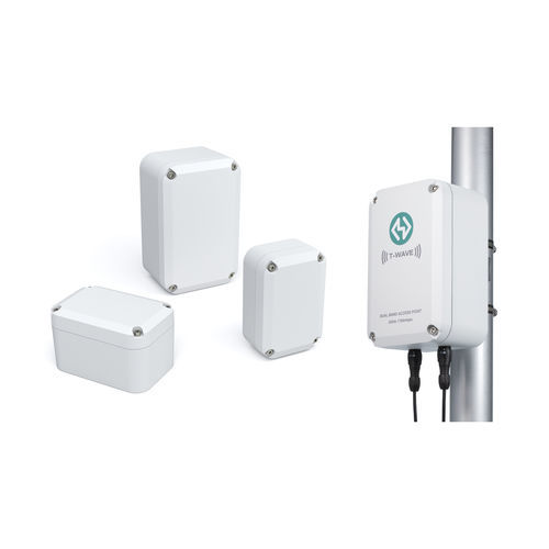 Verteilungs-Elektrogehäuse - DW series - TAKACHI Electronics Enclosure Co., Ltd. - für DIN-Schiene / wandmontiert / Aluminium