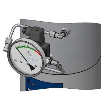 Differenzdruckmanometer - Acura DP - Siga Filtration - Differential / mit Zifferblatt-Anzeige / Einbau