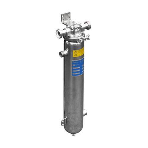 Inline-Filtergehäuse - Siga Filtration - Einfachpatrone / für Chemikalien / Edelstahl