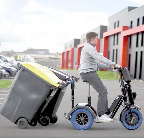 Elektro-Transportroller / Umschlag - U1 - COBRANE DESIGN - Plattform / für saubere Industrie