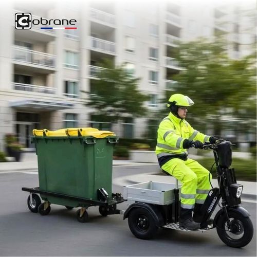 Transporter mit 3 Rädern - U2 - COBRANE DESIGN - elektrisch / für Materialumschlag / Schlepp