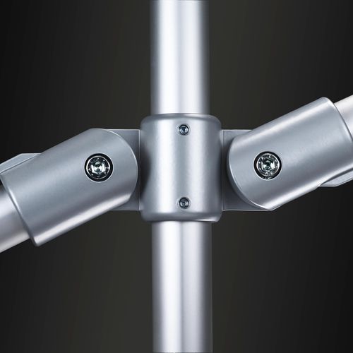 Kreuzrohrverbinder - 1687 - Ernst Brinck & Co. GmbH - mit Gelenk / Aluminium