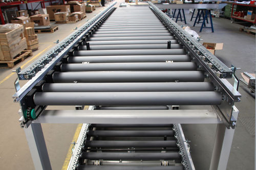 Rollenförderer - FRB-T - ROFA Group - Transport / mit Kettenantrieb / für Teile