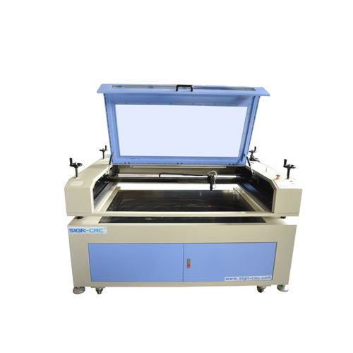 CO2-Laser-Schneidemaschine - 1390 - Jinan Sign CNC Equipment Co., Ltd - für Stahl / für Gummi / für PVC
