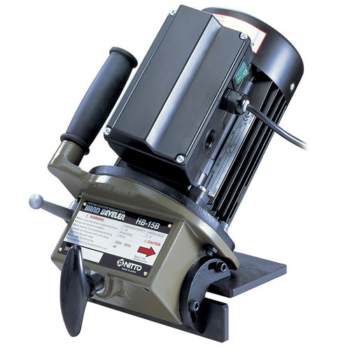 Elektrische Kantenfräsmaschine - HB-15B - NITTO KOHKI USA - Handgerät / für Rohre