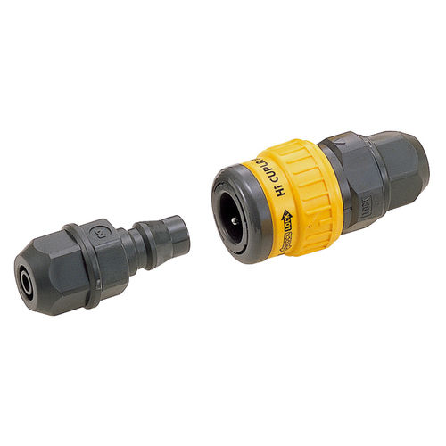 Schnellkupplung - HI CUPLA ACE - NITTO KOHKI USA - hydraulisch / pneumatisch / Push-to-Lock