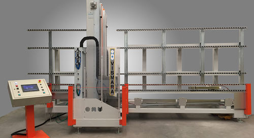 Bohr- und Fräsmaschine / CNC - ECO1 - OMV Vismara - vertikal / für Flachglas