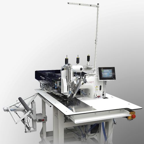 Steppstich-Taschenpaspelautomat - LW 7001 series - AMF Reece CR, s.r.o. - Gewebe / stationär / automatisch