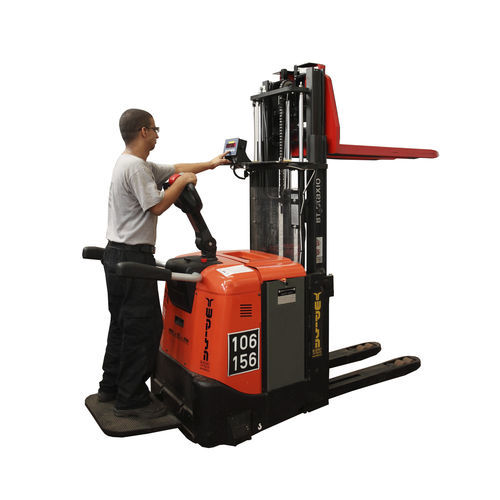 Elektrischer Stapler - SPT  - logiweigh - mit Fahrerplattform / Paletten / mit Wiegesystem