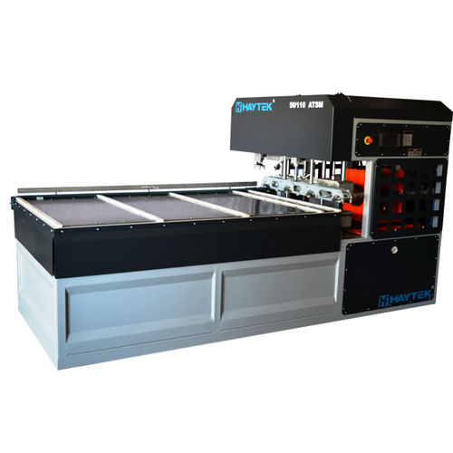 Automatische Muffenmaschine - HMB2 110 - HF HAYTEK PLASTIC AND PLASTIC MACHINERY CO - für PVC-Rohre
