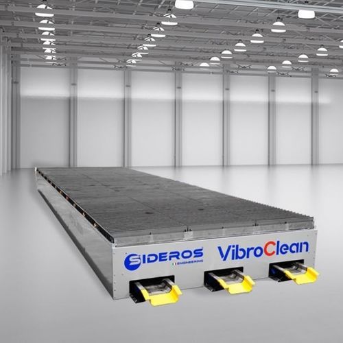 Saugtisch zum Plasmaschneiden - Vibroclean - SIDEROS Engineering - selbstreinigend