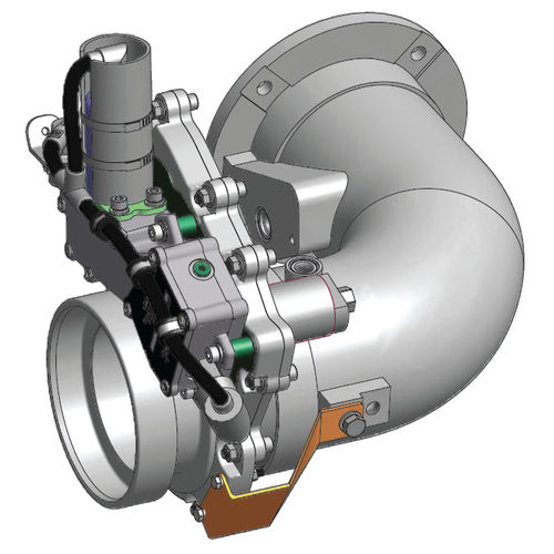 Segmentschütz - 7001 series  - AMOT - elektrisch betrieben / Absperr / für Diesel
