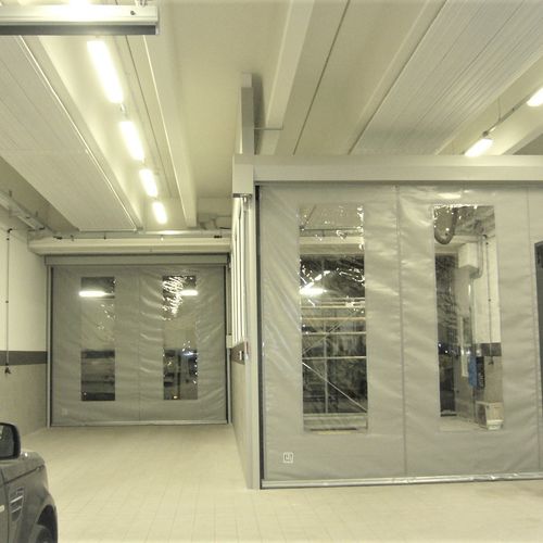 Selbstreparierendes Tor - Zip Roll - Tecnoindustriale s.r.l. - Roll / Stoff / für den Innenbereich