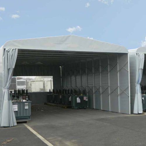 Modulares Gebäude - Maxi Box - Tecnoindustriale s.r.l. - zerlegbar / Lager / Aluminium