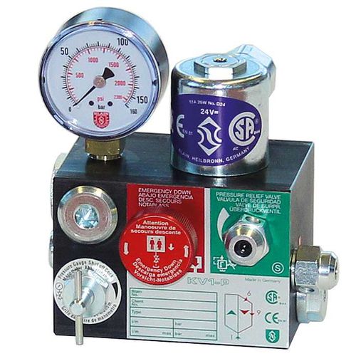 Hydraulisch gesteuertes Ventil - KV 1P - Blain Hydraulics GmbH - für Aufzug