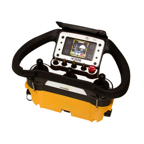 Fernbedienung mit E-Kabel - NOVA XL 4.3 series - Hetronic, Inc. - mit Knöpfen / Joystick / Kippschalter