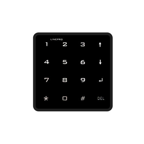 Nummernblock / 15 Tasten - LP 3671 - LINEPRO CONTROLS PVT.LTD - einbaufähig / Acryl / USB
