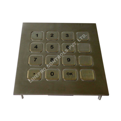 Nummernblock / 15 Tasten - LP 2320 4 X 4 - LINEPRO CONTROLS PVT.LTD - einbaufähig / vandalismussicher / wasserdicht