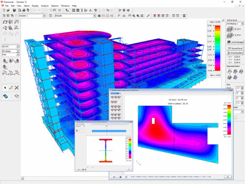 Analysesoftware - Diamonds - BuildSoft - Optimierung / Berechnung / BIM