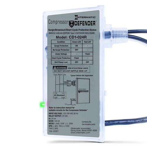 Überspannungsableiter Typ 2 - CD1-024R - Grässlin by Intermatic - Überspannung / für Außenbereich / Varisto