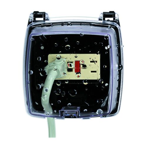 Wandmontiertes Gehäuse - WP1020C series - Grässlin by Intermatic - rechteckig / Kunststoff / für elektronische Geräte