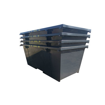 Stahl-Absetzcontainer - Fushun Ejet Magnetic Equipment Company - für platzraubenden Abfall