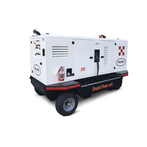 Diesel-Stromaggregat - D-AC120 - Bertoli - dreiphasig / schleppbar / 400 Hz