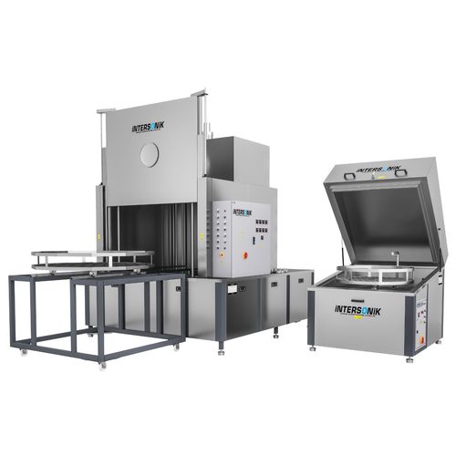 Sprühwaschanlage - S-JET series - INTERSONIK PARTS WASHING MACHINE CORP - Teile / mit Trockner / Drehkorb