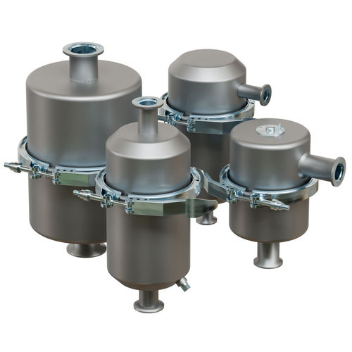 Patronen-Filtergehäuse - VTL series - SOLBERG Filtration - Aktivkohle / für Chemikalien / Edelstahl