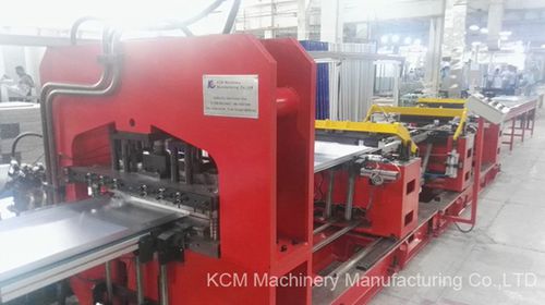 Profilieranlage für Platten - KCM Machinery Manufacturing - automatisch / Stanzen / mit Rollenförderer